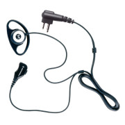 PMLN5001 Sluchátko D-shell na ucho, samostatný mikrofon s PTT pro radiostanice Motorola