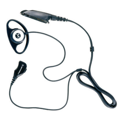 PMLN5000 Sluchátko D-shell na ucho, samostatný mikrofon s PTT