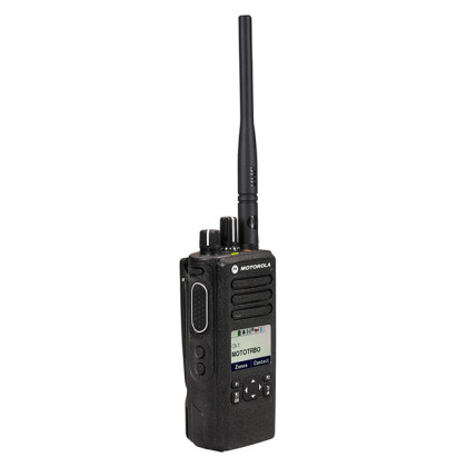 Vysílačka Motorola MOTOTRBO DP4601e VHF, BT, GPS, WiFi model MDH56JDQ9RA1AN typ PBER302FE