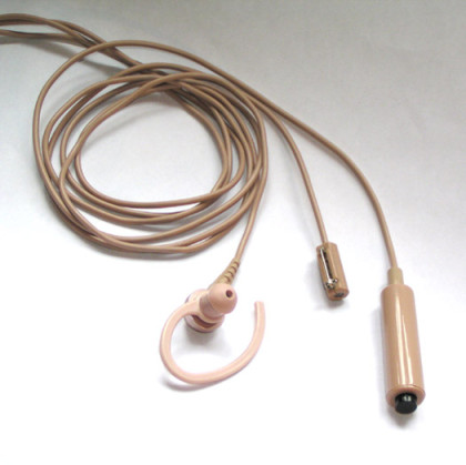 ENMN4017 Sluchátko do ucha, samostatný mikrofon a PTT - detail