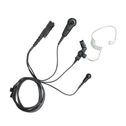 PMLN6754 Sluchátko do ucha s zvukovodem, samostatný mikrofon a PTT - určené pro Motorola DP2000 řadu a DP3441, DP3661