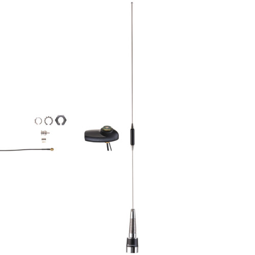 PMAE4036 Anténa prutová kombinovaná GPS/UHF 403-430MHz, 3.5db zisk
